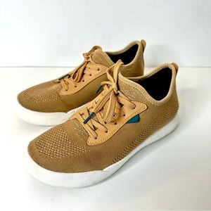 Vessi Weekend Knit Waterproof Sneakers Oak Brown Neutral US 7